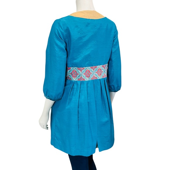 Tracy Porter Brocade Sateen Bohemian Kimono Jacket - Picture 4 of 11